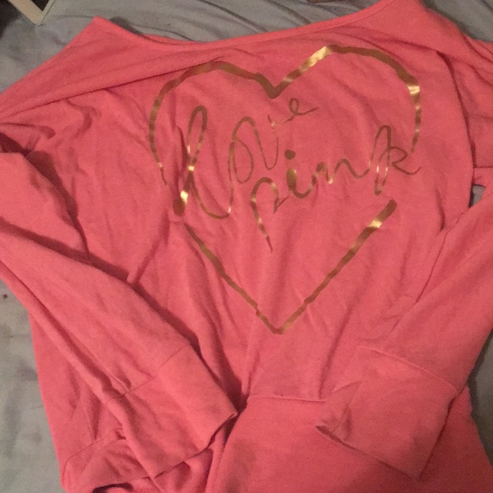 Pink long sleeve shirt